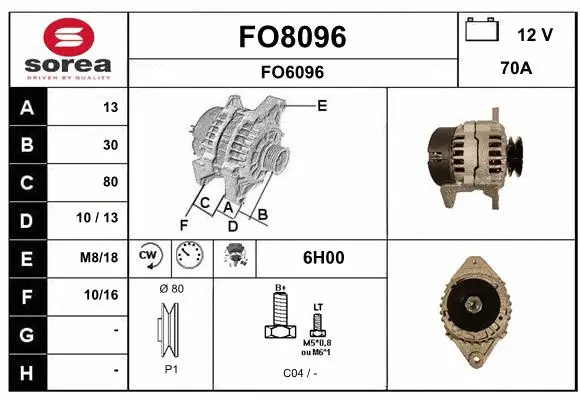 Alternator (FO8096)