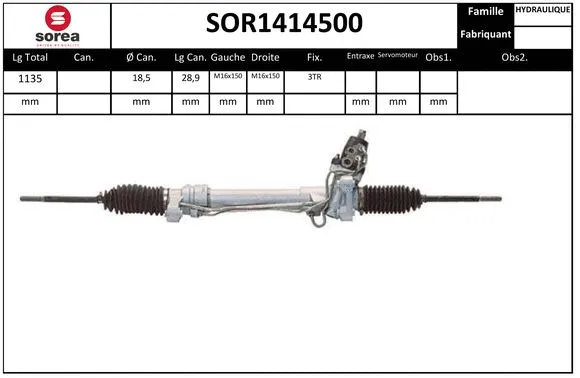 Steering Gear (SOR1414500)