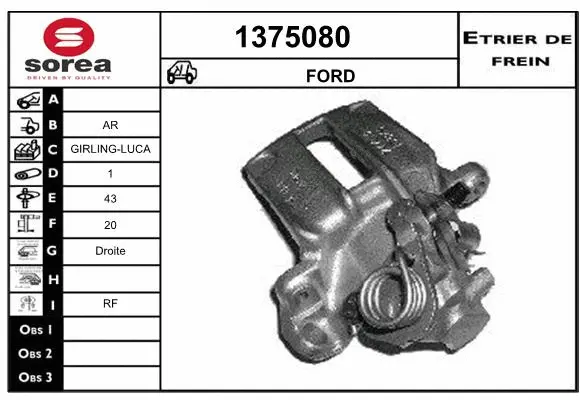 Brake Caliper (1375080)