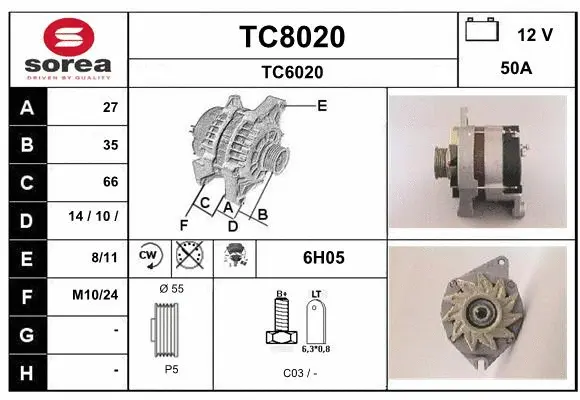 Alternator (TC8020)