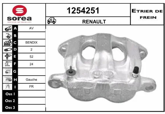 Brake Caliper (1254251)