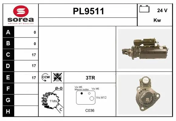 Starter (PL9511)