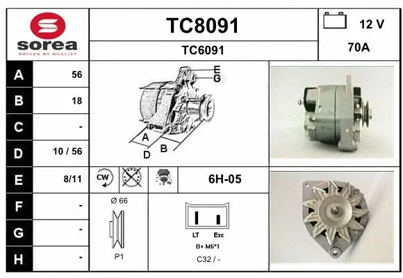 Alternator (TC8091)