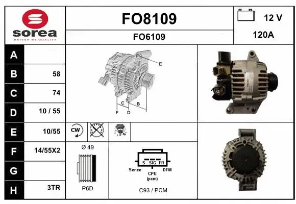 Alternator (FO8109)