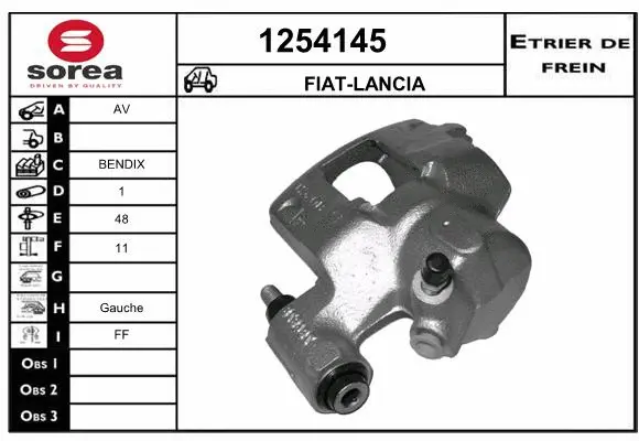 Brake Caliper (1254145)