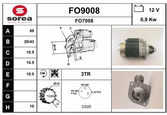 Starter (FO9008)