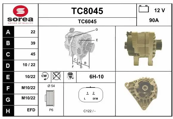 Alternator (TC8045)