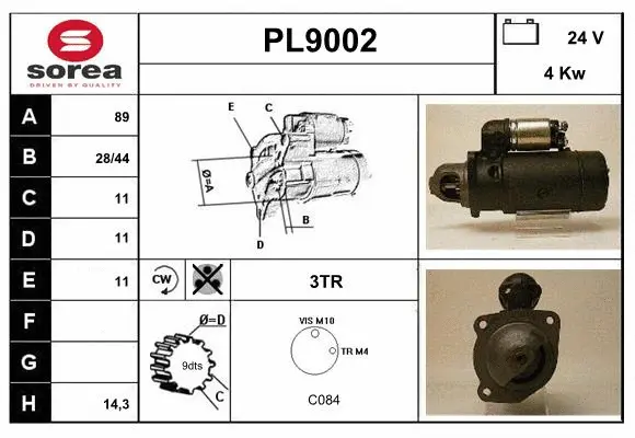 Starter (PL9002)
