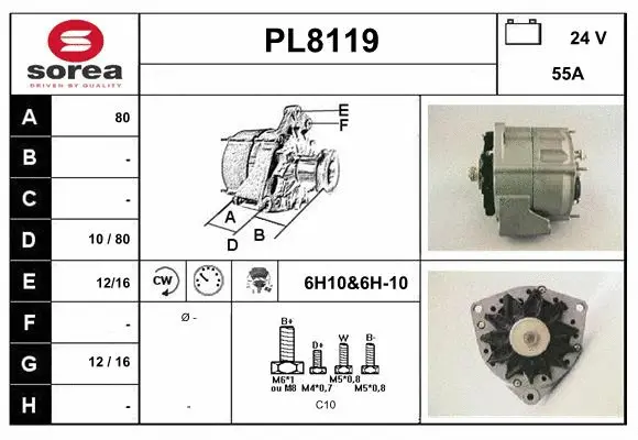 Alternator (PL8119)