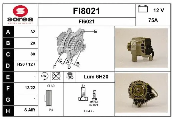 Alternator (FI8021)