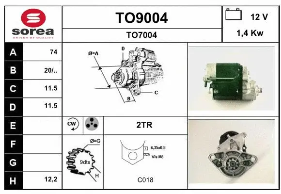 Starter (TO9004)