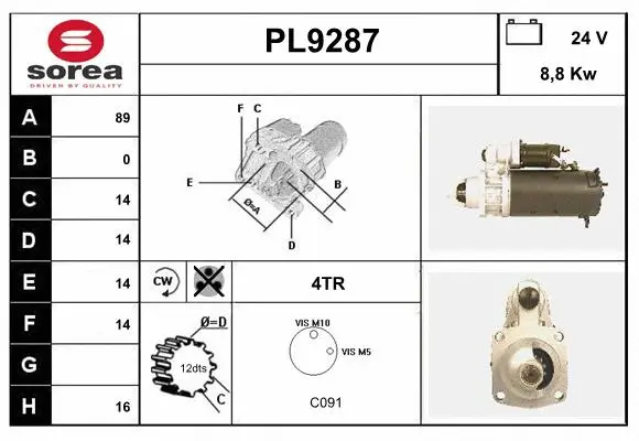 Starter (PL9287)