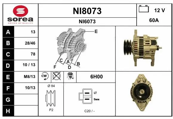Alternator (NI8073)