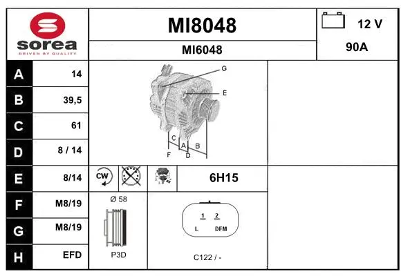 Alternator (MI8048)