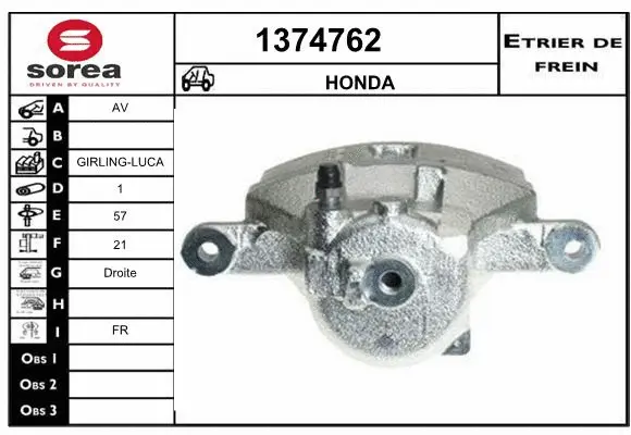 Brake Caliper (1374762)