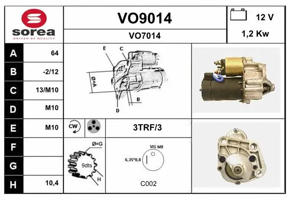Starter (VO9014)
