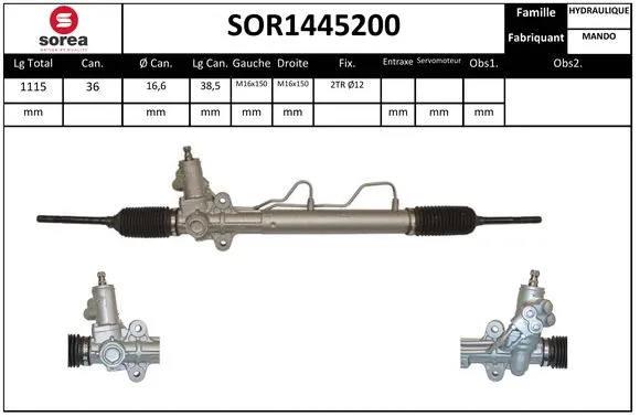 Steering Gear (SOR1445200)
