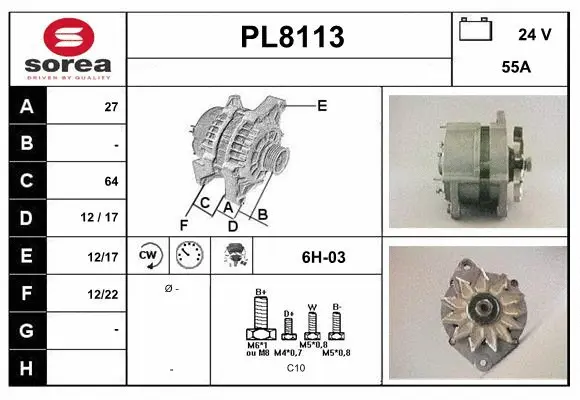 Alternator (PL8113)