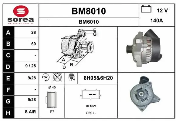 Alternator (BM8010)