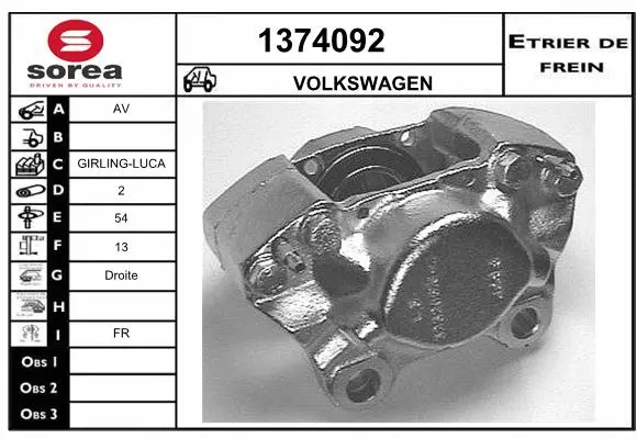 Brake Caliper (1374092)