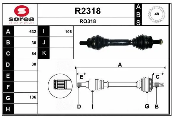 Drive Shaft (R2318)