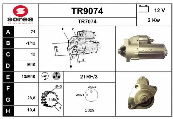 Starter (TR9074)