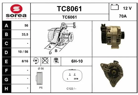 Alternator (TC8061)