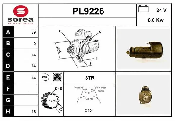Starter (PL9226)