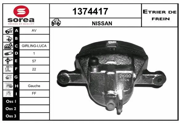 Brake Caliper (1374417)