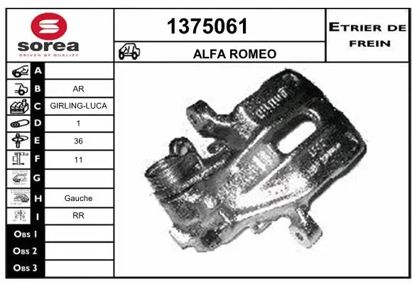 Brake Caliper (1375061)