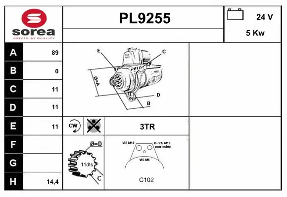 Starter (PL9255)