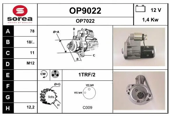 Starter (OP9022)