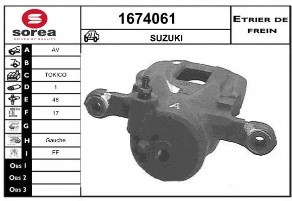 Brake Caliper (1674061)