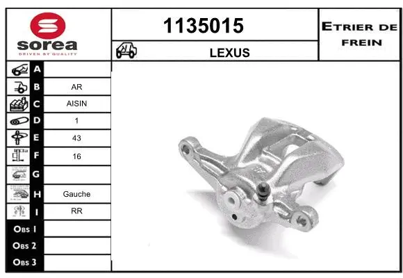 Brake Caliper (1135015)