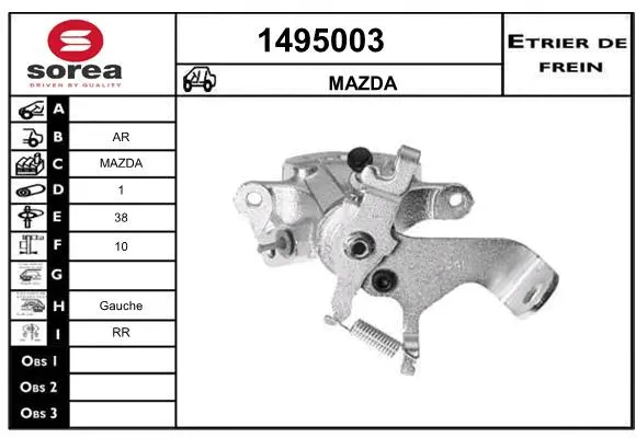 Brake Caliper (1495003)