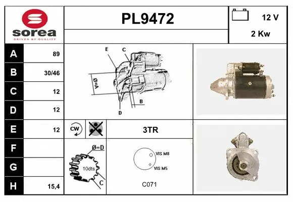Starter (PL9472)