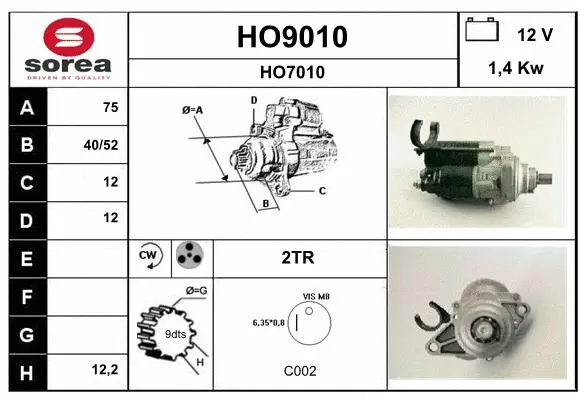 Starter (HO9010)