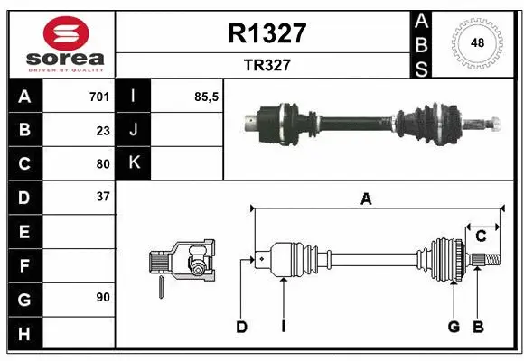 Drive Shaft (R1327)