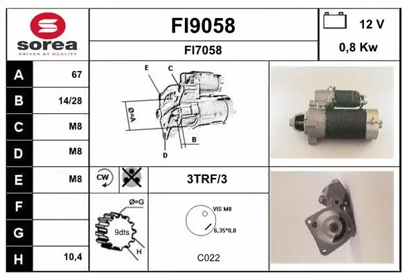 Starter (FI9058)