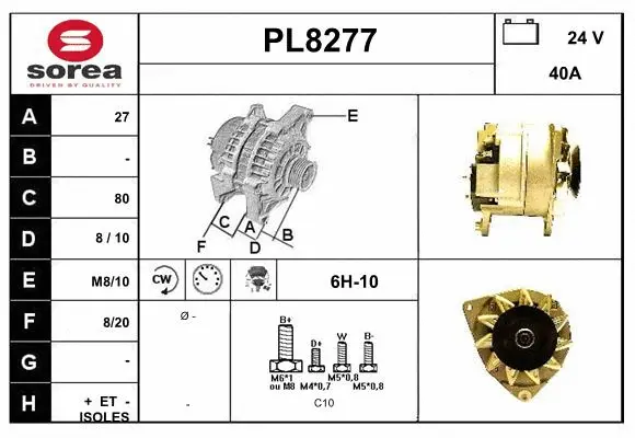 Alternator (PL8277)