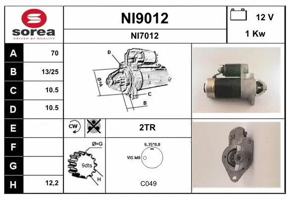 Starter (NI9012)