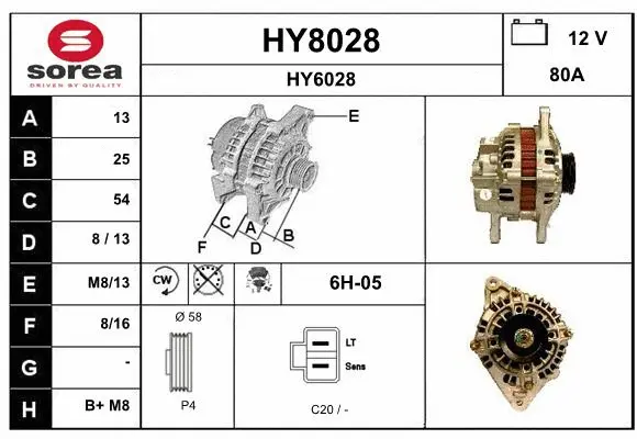 Alternator (HY8028)