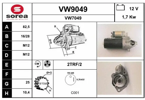 Starter (VW9049)