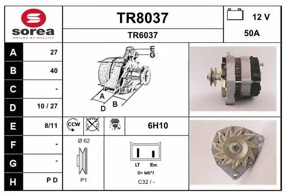 Alternator (TR8037)
