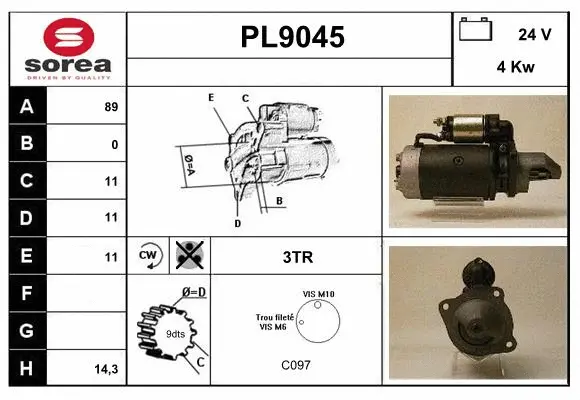 Starter (PL9045)
