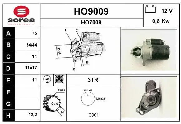 Starter (HO9009)