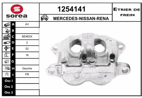 Brake Caliper (1254141)