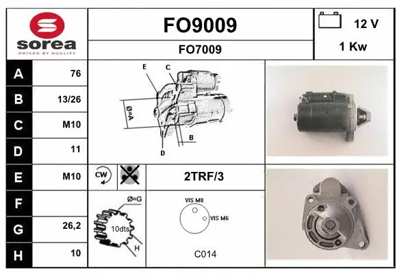 Starter (FO9009)