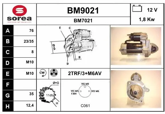 Starter (BM9021)