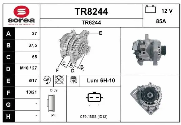 Alternator (TR8244)
